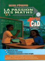 passion des maths 1ères C & D